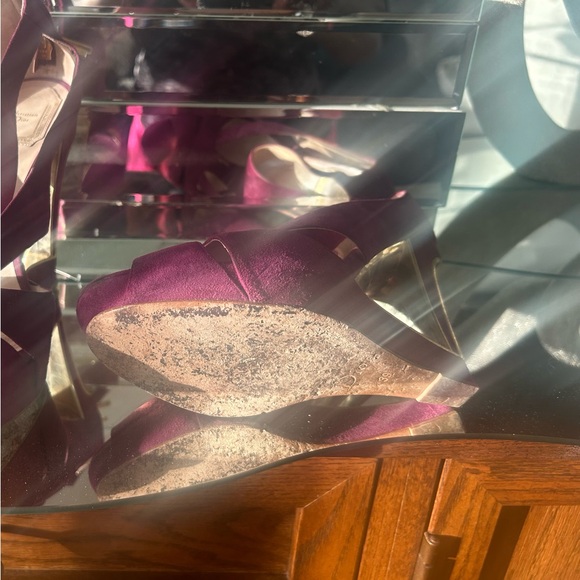 $1190~CHRISTIAN DIOR~Cut Out ILLUSION Wedges~8.5/9 - Picture 9 of 10